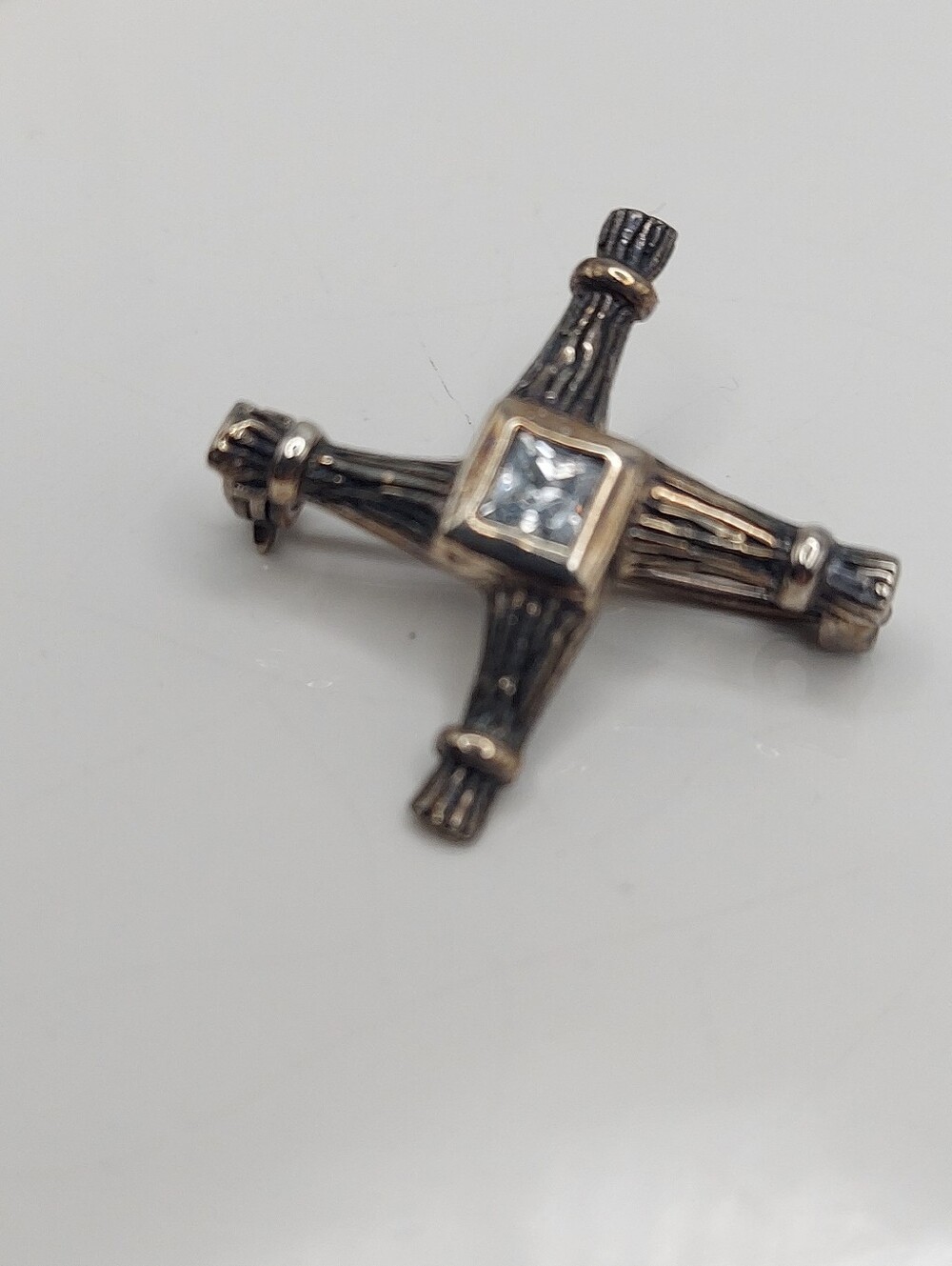St Brigid's Irish Cross Pin 1", 925 Sterling, GC. - Picture 2 of 13